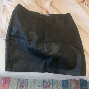 Leather skirt